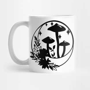 Celestial Fungi and Moon phase 4 Mug